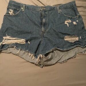 Levi’s Distressed Denim Women’s Shorts